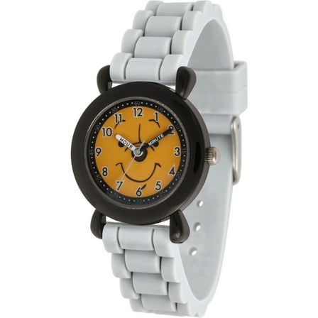 All About Me Portfolio Winnie the Pooh Boys' Black Plastic Time Teacher Watch