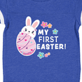 thumbnail image 4 of Inktastic My First Easter with Bunny Behind Egg Girls Baby Bodysuit, 4 of 5