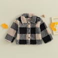 thumbnail image 2 of Okbabeha Toddler Baby Girl Boy Winter Outfit Clothes Fleece Coat Jacket Cardigan Fuzzy Thick Warm Sweater Top Shacket Outerwear, 2 of 7