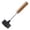 Black, variant on 8.8" Wooden Meat Tenderizer Mallet, Double Sided Beechwood Hammer for Flattening Cutlets & Tenderizing Meat, Extra Large Heavy-Duty Commercial-Grade Kitchen Tool for Steak & Chicken