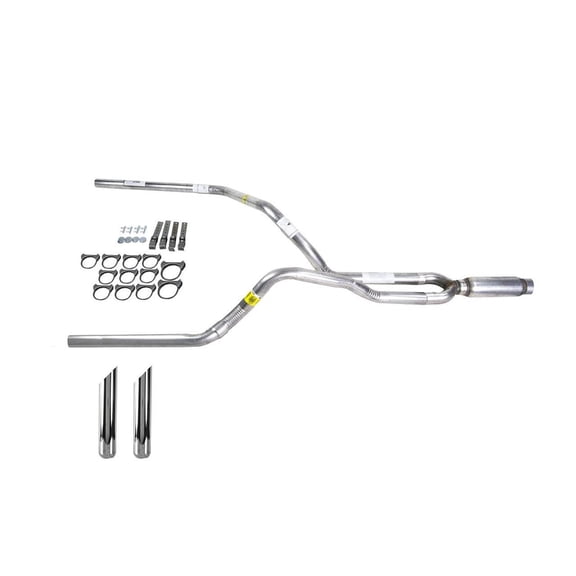 F150 05-06 dual exhaust 2.5 pipe Glass Pack muffler RC Tip