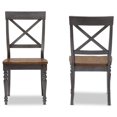 thumbnail image 3 of Rosalind Dining Chair in Dove Gray (Set of 2), 3 of 4