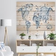 thumbnail image 3 of Design Art - World Map Water Splash, 3 of 5