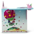 Trolls World Tour Toddler Chair Desk with Storage Bin by Delta Children