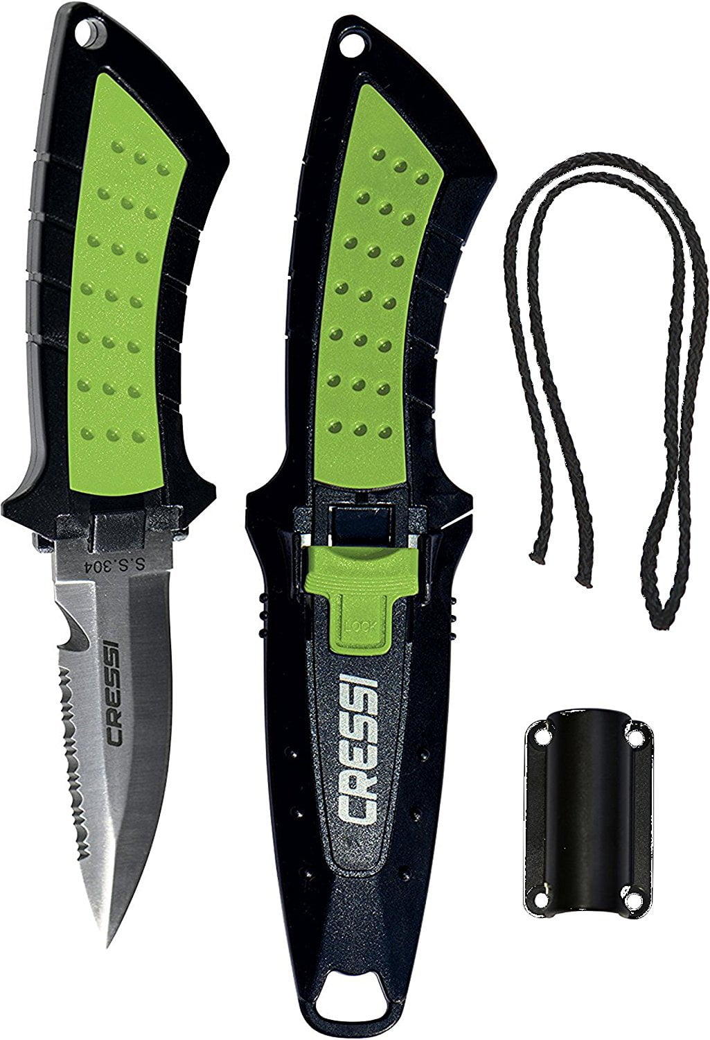 Cressi Lima (2.95" Blade) Tactical Dive Knife,for Scuba Diving