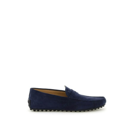 

Tod s suede leather gommino driver loafers