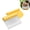 Yellow, variant on Bench Scraper for Baking, Stainless Steel Dough Cutter and Scraper, Ergonomic Kitchen Tool for Scraping Cutting and Chopping Dough for Baking and Cooking(Black)