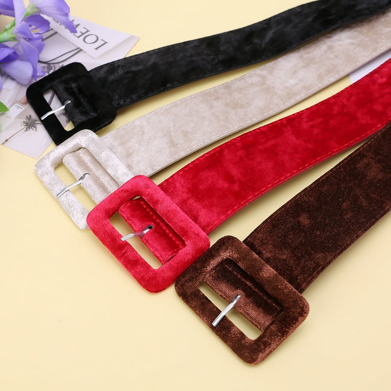 New design fashion wide belt women's belt decorative belt velvet