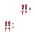 thumbnail image 2 of Youkk 2Pcs Shock Absorbers Model Crawler Vehicle Damper Set Parts Accessories Replacement for WLtoys 124018 124016 124017 Red 2Set, 2 of 6