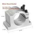 thumbnail image 4 of Kit de Broche Refroidie par Air 2.2KW CNC 2.2KW Outil de Machine Moteur de Broche + 220 Injecteurs + Pince 80mm + 13 Pcs Collier ER20, Grand Utilisation, 4 of 6