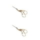 thumbnail image 4 of Kenally Tijeras profesionales de costura y costura de acero inoxidable para corte de precisión, tijeras de sastre, tijera de grúa dorada Grúa Tijera Oro 2Conjunto, 4 of 6