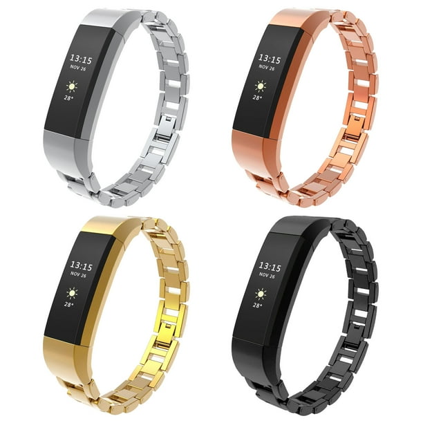 StrapsCo Stainless Steel Link Watch Band Strap for Fitbit Alta