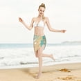 thumbnail image 5 of Disketp Starfish And Seashell Women Swimsuit Cover Up Short Chiffon Summer Beach Sarong Bikini Wrap Skirt Bathing Suit, 5 of 7