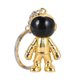 thumbnail image 1 of Creative Space Robot Keychain Fashion Keychain Accessory Hanging Key Rings Ornament (Golden), 1 of 2