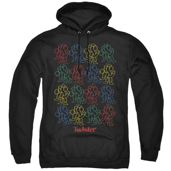 Twister Retro Fashion Icon Adult Pullover Hoodie Sweatshirt Black