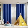 thumbnail image 4 of CasaChic 63x52 Inch Elegant Bedroom Curtain Panel Pair - Blackout, Soundproof, Easy - Install for Cozy & Quiet Sleep, 4 of 7
