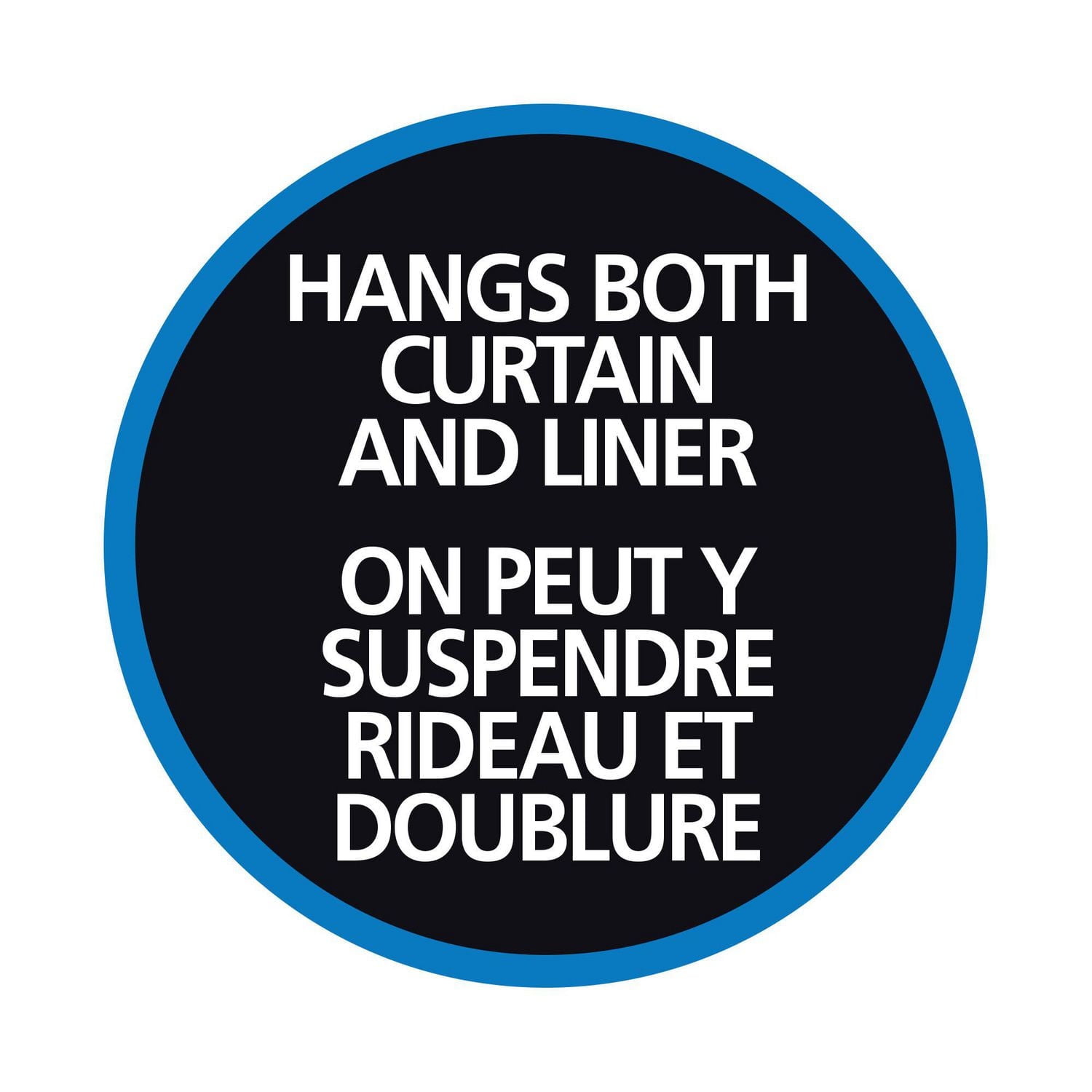 Mainstays Smart Rods Adjustable Double Curved Tension Shower Curtain Rod, 50" to 72", Brushed Nickel