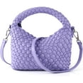 thumbnail image 1 of LHSHID Women Woven Tote Small Crossbody Bag, Weave Quilted Purse Square Shoulder Bag Woven Handbag with Detachable Strap, 1 of 7