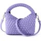 thumbnail image 1 of LHSHID Women Woven Tote Small Crossbody Bag, Weave Quilted Purse Square Shoulder Bag Woven Handbag with Detachable Strap, 1 of 7
