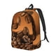 thumbnail image 1 of Easygdp Coffee Beans Mochila de Lona Resistente para Laptop, Compatible con Laptops de 15 a 17 pulgadas, Ideal para Escuela, Trabajo y Viajes-Small, 1 of 5