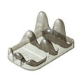 thumbnail image 1 of VogueV #01 Multifunction Kitchen Spatula Rack Spoon Rest W/Lid Holder Versatile Pot Lid Holder Heat Friendly Food Grade Plastic Spoon Holder for Multiple Utensils Drain Rack, 1 of 7