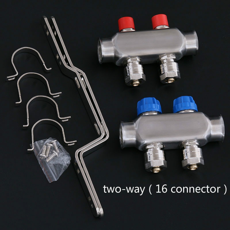 DN25 Stainless steel water separator water heating 29 way intelligent