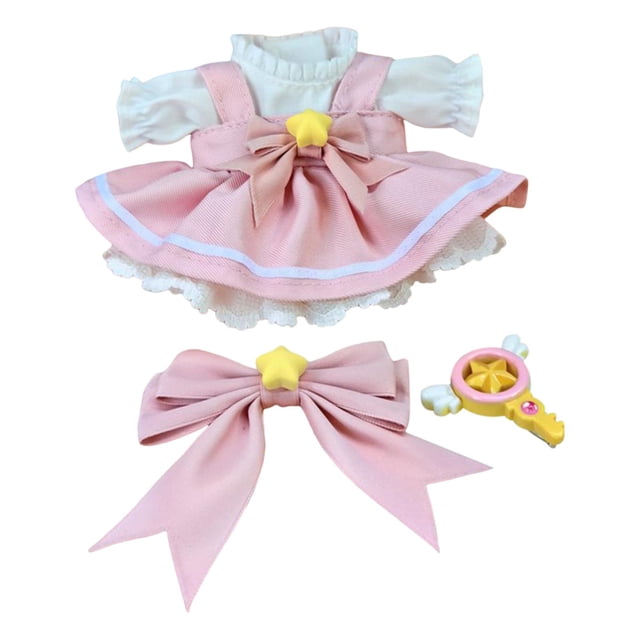 4x vestido para muñecas Strade Fareast Limited traje accesorios de disfraz Ropa hecha a mano para muñecas de 17cm