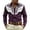 Purple, variant on Angala Printed Long Sleeve Shirt For Festival And Western Adventurer Style Casual Cowboy Button Down Top For Everyday Wear Handsome Stylish Men's Shirts