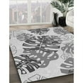 thumbnail image 3 of Ahgly Company Machine Washable Indoor Rectangle Transitional Gainsboro Gray Area Rugs, 2' x 5', 3 of 7
