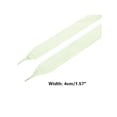 thumbnail image 3 of INSPIRE CHIC 1 Pair Widened 4 cm Wide Flat Ribbon Shoelaces Stripes Shoe Laces Sneakers Boots 100cm/39.4" Light Green, 3 of 5