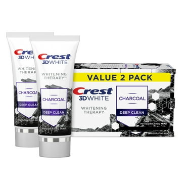 Crest 3D White Whitening Therapy Invigorating Mint Toothpaste, 3.5 oz, 2 Pack