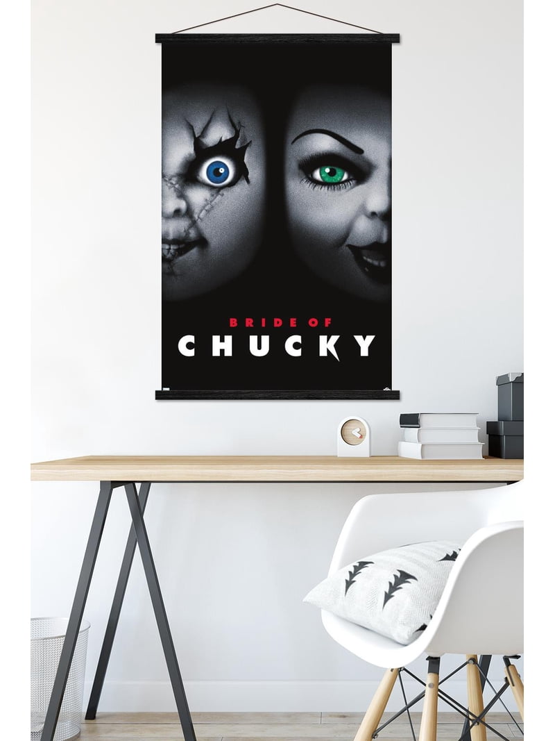 チャッキー ポスターアート Bride of Chucky 額縁 キラキラ 大判 Child'S Play: Bride Of Chucky - One Sheet Wall Poster with