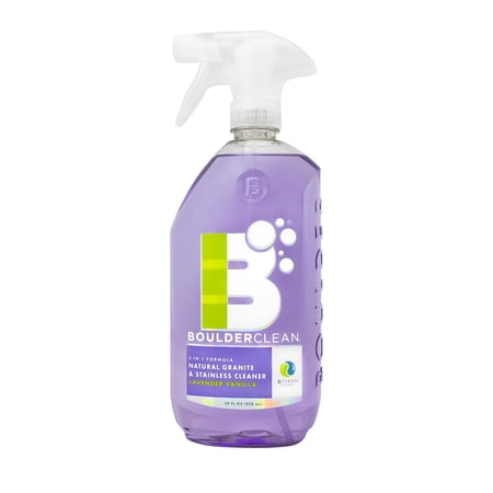 Boulder Clean Granite and Stainless Cleaner, Lavender Vanilla, 28 oz