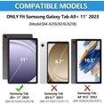 thumbnail image 2 of Yanlin Funda Tecl de Español (Incluye Ñ) para Samsung Galaxy Tab A9 Plus 11 Pulgadas, Inalámbrico Tecl Bluetooth Magnético Desmontable, Funda Protectora con Soporte para Lápiz, 2 of 3