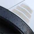 thumbnail image 3 of Universal Car Reflective Stickers Super Reflective Car Rear Tailgate Trim Stickers Anti-Collision Strips Bumper Stickers Warning Stickers(White 6pc), 3 of 4