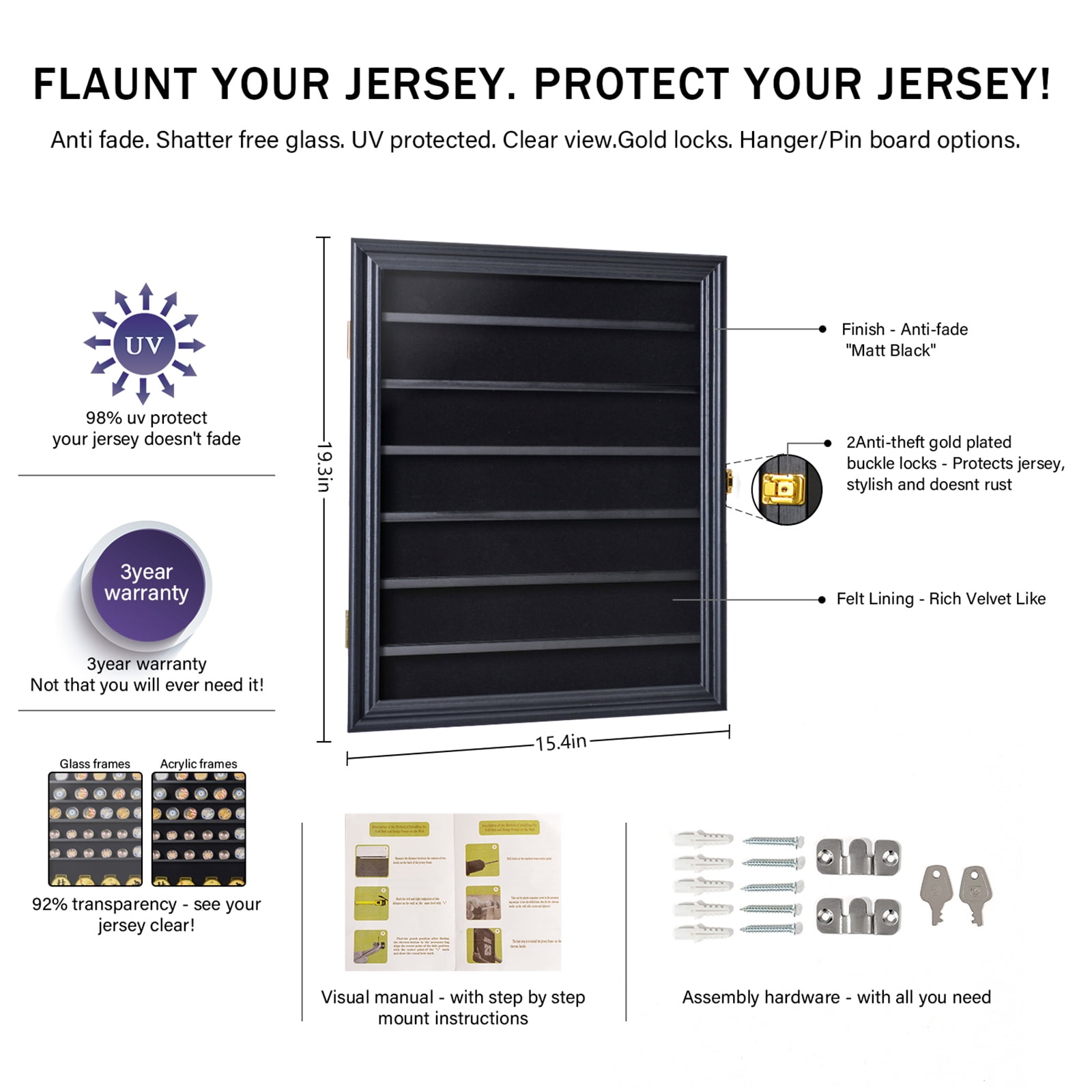 Kepooman Souvenir Challenge Coin Display Case Cabinet Rack Holder Shadow Box, Black Kepooman Souvenir Challenge Coin Display Case Cabinet Rack Holder Shadow Box, Black