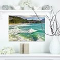 thumbnail image 1 of Exotic Tropical Beach Blue Waters - Oversized Beach Canvas Artwork, 1 of 3