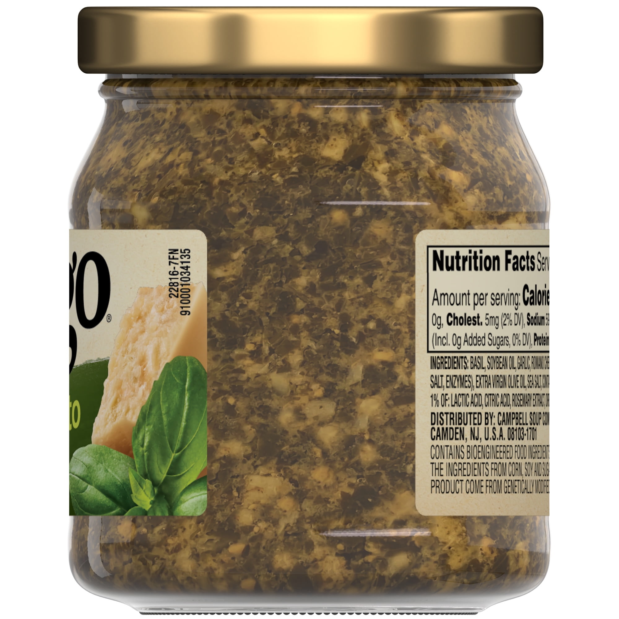 Prego Basil Pesto Sauce 8 oz Jar Walmart