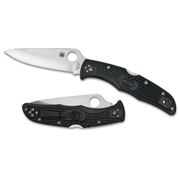 SPYDERCO C10 ENDURA VG-10 3.75" BLACK/PLAIN - Walmart.com - Walmart.com