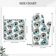 thumbnail image 3 of Sikiie Watercolor Sunflower Oven Mitts and Pot Holders Set, Kitchen Oven Glove High Heat Resistant with Non-Slip Silicone Surface for Cooking, 3 of 7