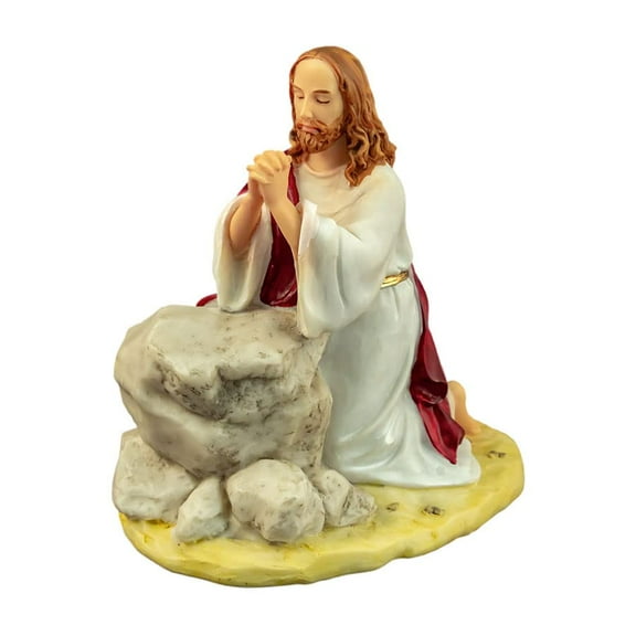 Jesus Praying in Gethsemane, Collectible Figurine, 6.25" H