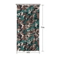 thumbnail image 5 of Green Brown Camo Irregular Shapes Pattern Shower Curtain 36"x72" ,Bathroom Decorative Shower Curtains Set with 12 Hooks,Modern Waterproof Washable Shower Curtain, 5 of 6