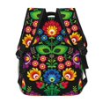 thumbnail image 4 of Pofeuu Traditional Floral Polish Print Backpack for Men and Women - Basic Bookbag Casual Daypack Backpacks for College Work Travel-One Size, 4 of 5