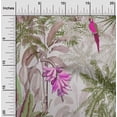 thumbnail image 2 of oneOone Rayon Medium Purple Fabric Tropical Animal Sewing Material Print Fabric By The Yard 56 Inch Wide, 2 of 4