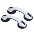 thumbnail image 4 of LAFGUR Shower Handle,Shower Grab Bar,2pcs Shower Handle Curved Design Double Lock Security Toolless Installation Plastic Shower Support Bar For Elderly, 4 of 8