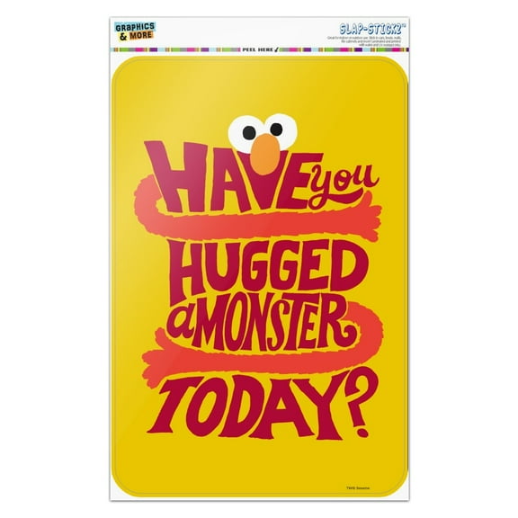 Sesame Street Have You Hugged a Monster? Home Business Office Sign