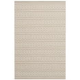 thumbnail image 3 of SAFAVIEH Montauk Randall Geometric Striped Cotton Area Rug, Ivory/Grey, 6' x 6' Round, 3 of 10