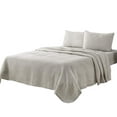 thumbnail image 4 of Four Piece Light Gray Linen Sheet Set, 4 of 6