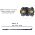 thumbnail image 2 of SHIYIBLD Tactical Dog Leash Adjustable K9 Military Bungee Dog Leash Elastic Leads Rope with 2 Control Handle(Grey), 2 of 7