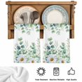 thumbnail image 5 of Green Eucalyptus Leaves Kitchen Towels Set of 1, Summer Botanical Watercolor Daisy Absorbent Dish Towels for Kitchen, Microfiber Hand Towel, Quick Drying Tea Towel for Cleaning Decorative Dishcloths, 5 of 7